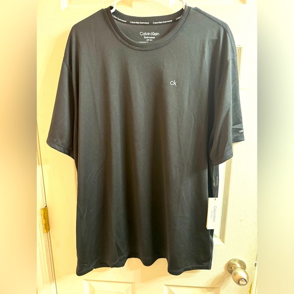 Calvin Klein Other - Calvin Klein Swimwear UPF 40+ Men’s XXL Black Shirt NWT